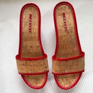 Prada Wedge Sandals